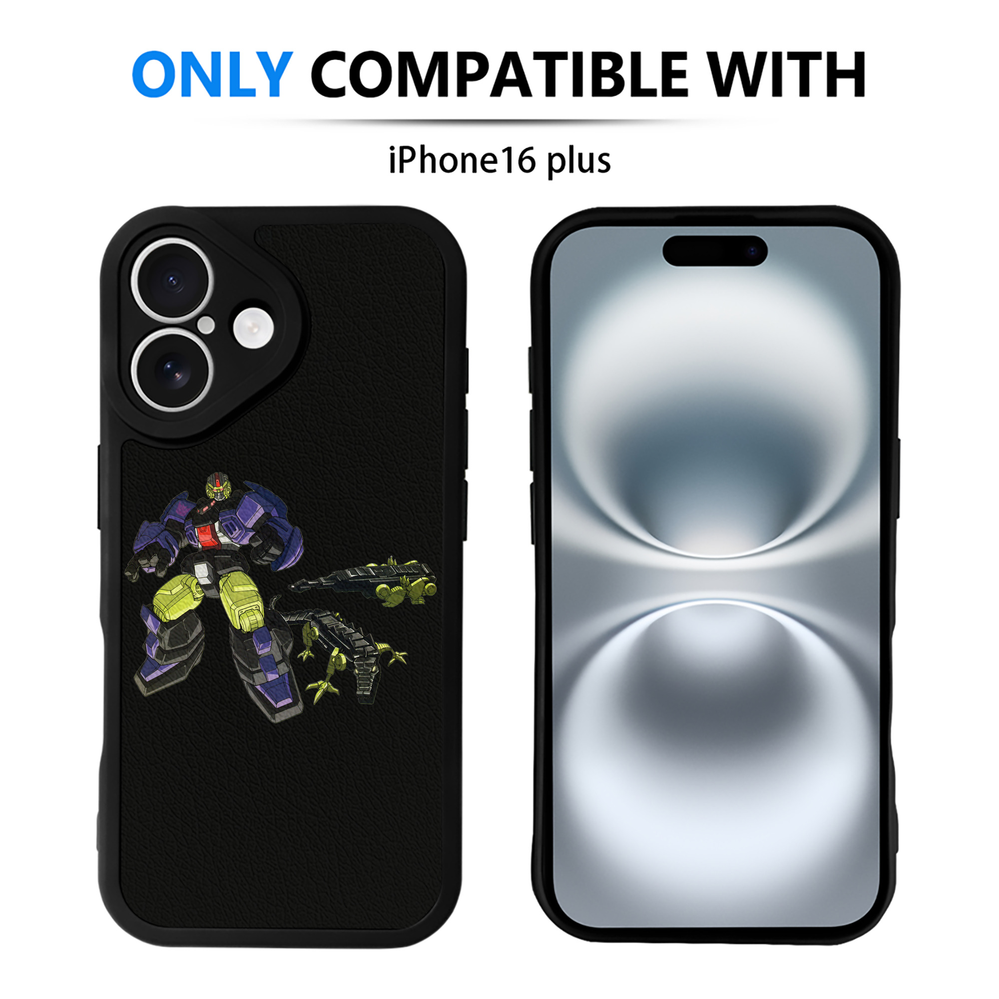 （画像用）  【iPhone 16シリーズ対応】シリコンスマホケース（レザー調） 材質：シリコン